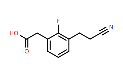 1806533-67-4 | 3-(2-Cyanoethyl)-2-fluorophenylacetic acid