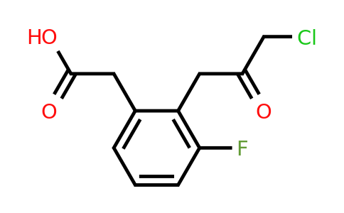 1806533-84-5 | 2-(3-Chloro-2-oxopropyl)-3-fluorophenylacetic acid
