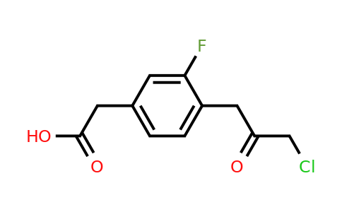 1806533-85-6 | 4-(3-Chloro-2-oxopropyl)-3-fluorophenylacetic acid