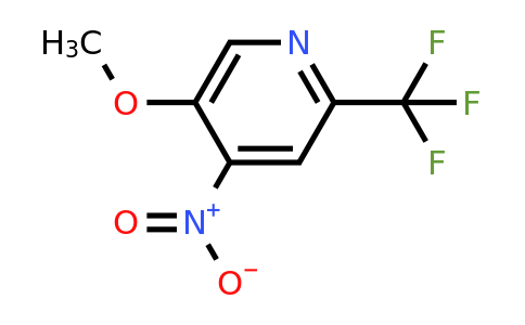 5-Methoxy-4-nitro-2-(trifluoromethyl)pyridine