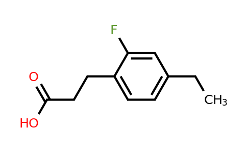 1806534-16-6 | 4-Ethyl-2-fluorophenylpropanoic acid