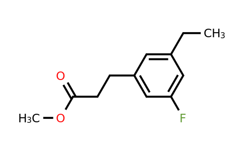 1806534-24-6 | Methyl 3-ethyl-5-fluorophenylpropanoate