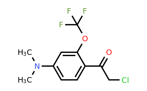 1806534-42-8 | 4'-Dimethylamino-2'-(trifluoromethoxy)phenacyl chloride