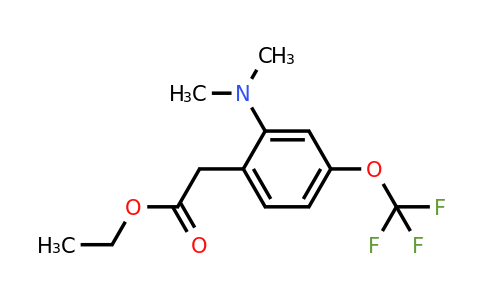 1806534-47-3 | Ethyl 2-dimethylamino-4-(trifluoromethoxy)phenylacetate