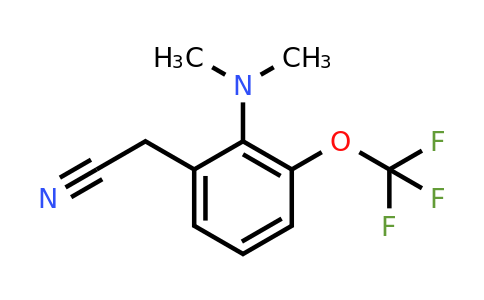 1806534-55-3 | 2-Dimethylamino-3-(trifluoromethoxy)phenylacetonitrile