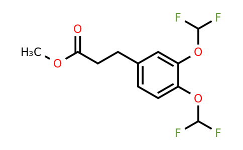 1806534-75-7 | Methyl (3,4-bis(difluoromethoxy)phenyl)propanoate