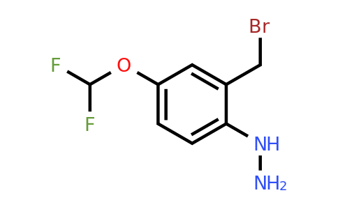 1806534-92-8 | 5-(Difluoromethoxy)-2-hydrazinylbenzylbromide
