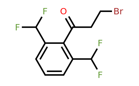 1806535-60-3 | 1-(2,6-Bis(difluoromethyl)phenyl)-3-bromopropan-1-one
