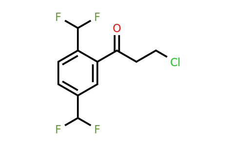 1806535-68-1 | 1-(2,5-Bis(difluoromethyl)phenyl)-3-chloropropan-1-one