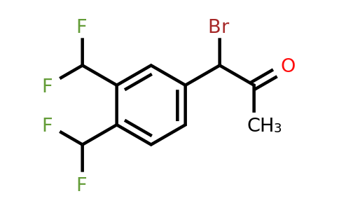 1806535-76-1 | 1-(3,4-Bis(difluoromethyl)phenyl)-1-bromopropan-2-one