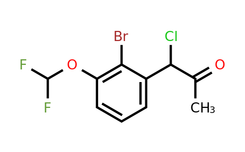 1806536-15-1 | 1-(2-Bromo-3-(difluoromethoxy)phenyl)-1-chloropropan-2-one