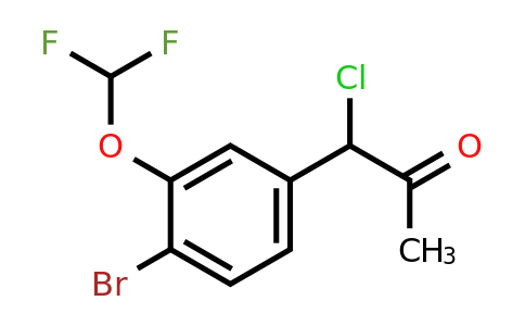 1806536-21-9 | 1-(4-Bromo-3-(difluoromethoxy)phenyl)-1-chloropropan-2-one