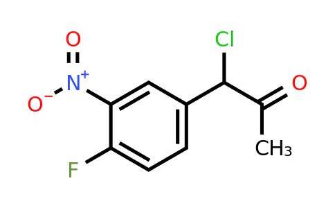 1806536-41-3 | 1-Chloro-1-(4-fluoro-3-nitrophenyl)propan-2-one