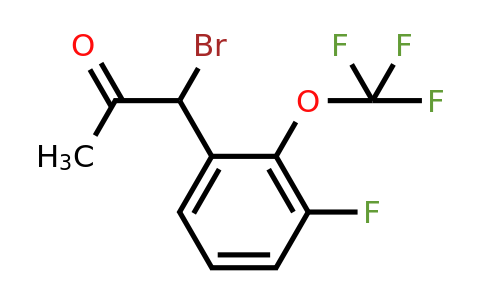 1806537-04-1 | 1-Bromo-1-(3-fluoro-2-(trifluoromethoxy)phenyl)propan-2-one