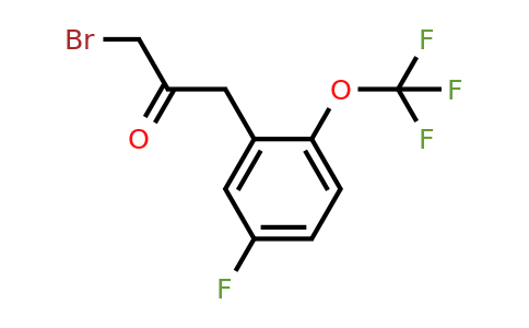 1806537-15-4 | 1-Bromo-3-(5-fluoro-2-(trifluoromethoxy)phenyl)propan-2-one