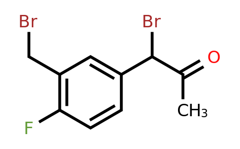 1806537-50-7 | 1-Bromo-1-(3-(bromomethyl)-4-fluorophenyl)propan-2-one