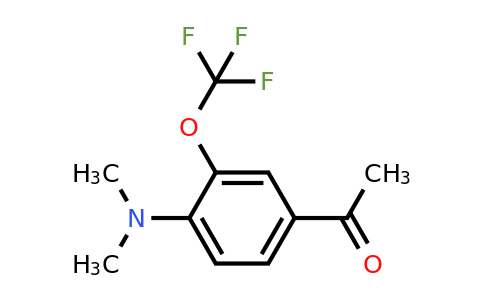 1806539-40-1 | 4'-Dimethylamino-3'-(trifluoromethoxy)acetophenone