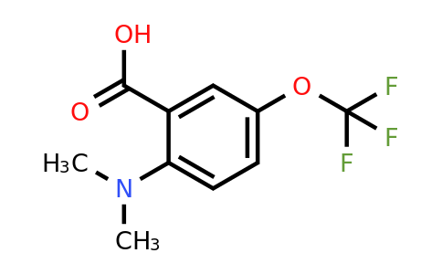1806539-72-9 | 2-Dimethylamino-5-(trifluoromethoxy)benzoic acid