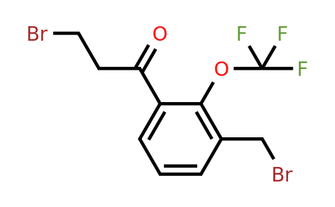 1806539-84-3 | 3-Bromo-1-(3-(bromomethyl)-2-(trifluoromethoxy)phenyl)propan-1-one