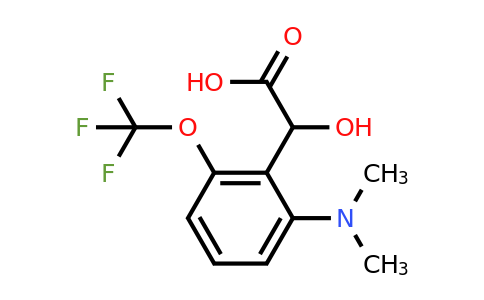 1806540-17-9 | 2-Dimethylamino-6-(trifluoromethoxy)mandelic acid
