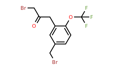 1806540-27-1 | 1-Bromo-3-(5-(bromomethyl)-2-(trifluoromethoxy)phenyl)propan-2-one