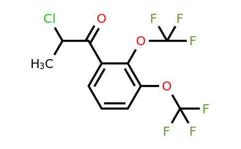 1806540-54-4 | 1-(2,3-Bis(trifluoromethoxy)phenyl)-2-chloropropan-1-one
