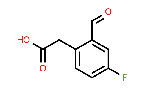 1806540-81-7 | 4-Fluoro-2-formylphenylacetic acid