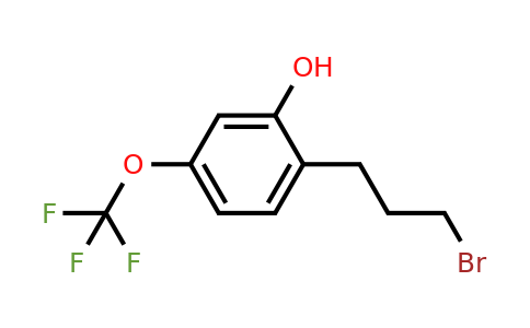 1806540-85-1 | 2-(3-Bromopropyl)-5-(trifluoromethoxy)phenol