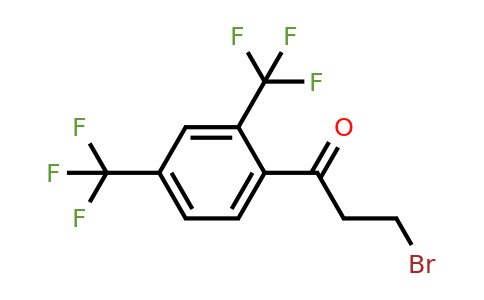 1806541-05-8 | 1-(2,4-Bis(trifluoromethyl)phenyl)-3-bromopropan-1-one