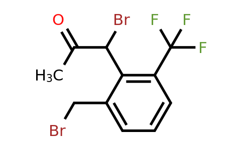 1806541-11-6 | 1-Bromo-1-(2-(bromomethyl)-6-(trifluoromethyl)phenyl)propan-2-one