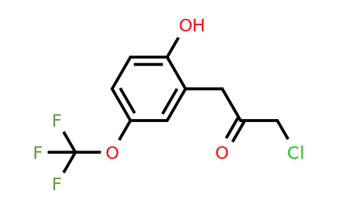 1806541-40-1 | 2-(3-Chloro-2-oxopropyl)-4-(trifluoromethoxy)phenol