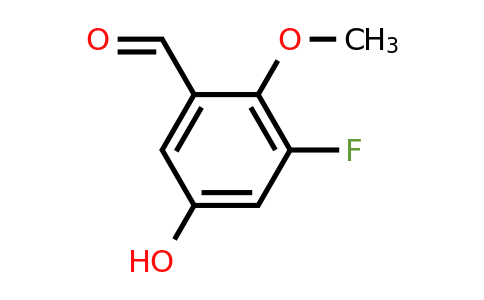 1806541-74-1 | 3-Fluoro-5-hydroxy-2-methoxybenzaldehyde