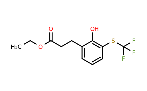 1806541-79-6 | Ethyl 3-(2-hydroxy-3-(trifluoromethylthio)phenyl)propanoate