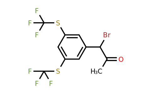 1806541-81-0 | 1-(3,5-Bis(trifluoromethylthio)phenyl)-1-bromopropan-2-one