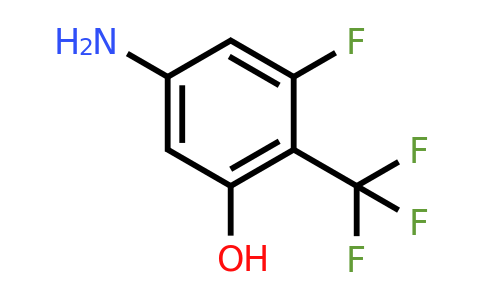 1806542-83-5 | 3-Fluoro-5-hydroxy-4-(trifluoromethyl)aniline