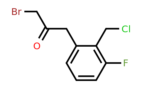 1806544-40-0 | 1-Bromo-3-(2-(chloromethyl)-3-fluorophenyl)propan-2-one