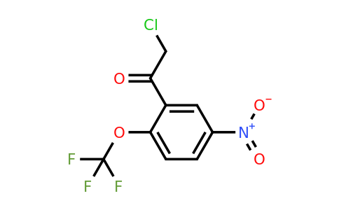 1806545-09-4 | 5'-Nitro-2'-(trifluoromethoxy)phenacyl chloride