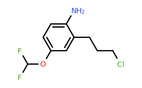 1806545-84-5 | 2-(3-Chloropropyl)-4-(difluoromethoxy)aniline