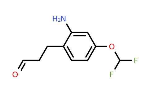 1806545-88-9 | 3-(2-Amino-4-(difluoromethoxy)phenyl)propanal