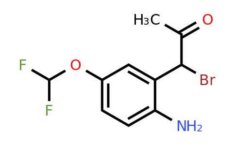 1806546-06-4 | 1-(2-Amino-5-(difluoromethoxy)phenyl)-1-bromopropan-2-one