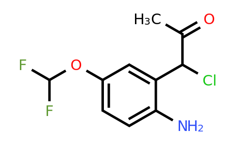 1806546-10-0 | 1-(2-Amino-5-(difluoromethoxy)phenyl)-1-chloropropan-2-one