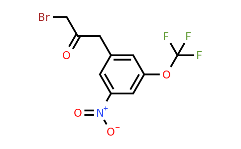 1806546-33-7 | 1-Bromo-3-(3-nitro-5-(trifluoromethoxy)phenyl)propan-2-one