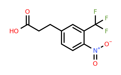 1806546-58-6 | 3-(4-Nitro-3-(trifluoromethyl)phenyl)propanoic acid
