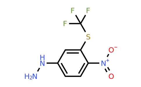 1806546-90-6 | 1-(4-Nitro-3-(trifluoromethylthio)phenyl)hydrazine