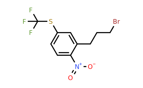 1806547-10-3 | 1-(3-Bromopropyl)-2-nitro-5-(trifluoromethylthio)benzene