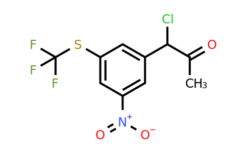 1806547-17-0 | 1-Chloro-1-(3-nitro-5-(trifluoromethylthio)phenyl)propan-2-one