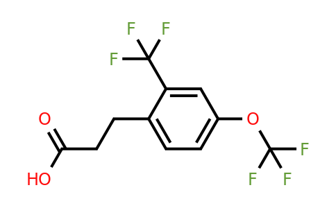 1806547-77-2 | 3-(4-(Trifluoromethoxy)-2-(trifluoromethyl)phenyl)propanoic acid