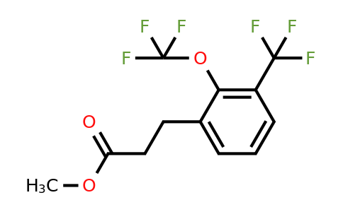 1806547-82-9 | Methyl 3-(2-(trifluoromethoxy)-3-(trifluoromethyl)phenyl)propanoate