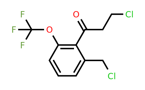 1806548-28-6 | 3-Chloro-1-(2-(chloromethyl)-6-(trifluoromethoxy)phenyl)propan-1-one