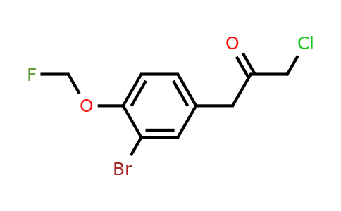1806550-17-3 | 1-(3-Bromo-4-(fluoromethoxy)phenyl)-3-chloropropan-2-one